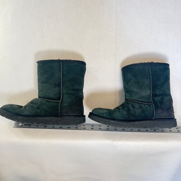 Ugg Australia Genuine Sheepskin and Leather Boots High Ankle Woman's Size 6 - Picture 5 of 14